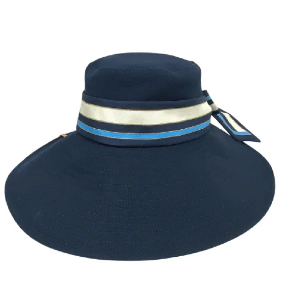 Louis Vuitton Vintage Pre-owned Fabric hats Blue Dames