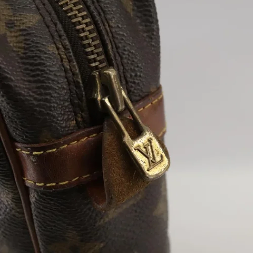 Louis Vuitton Vintage Pre-owned Canvas clutches Brown Dames