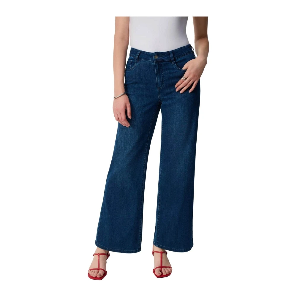 Joseph Ribkoff Women's Blue Wide Jeans,, Elegant Trousers 3XL