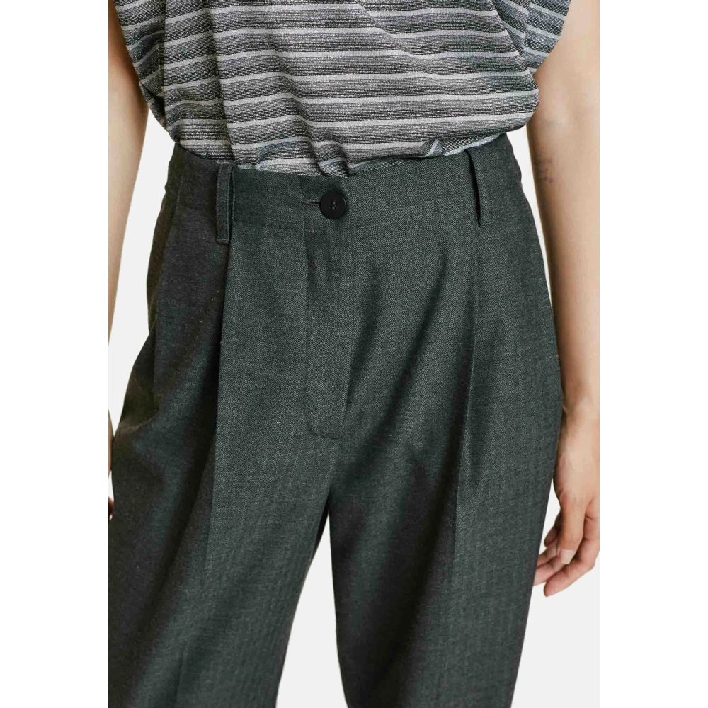 Momoni Broek met Chevron Patroon Green Dames