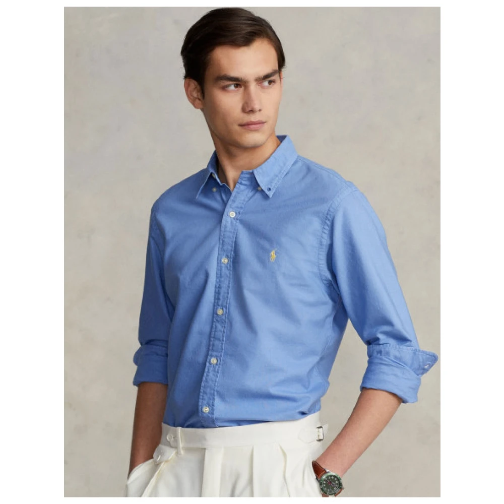 Polo Ralph Lauren Slim Fit Oxford Overhemd Blue Heren