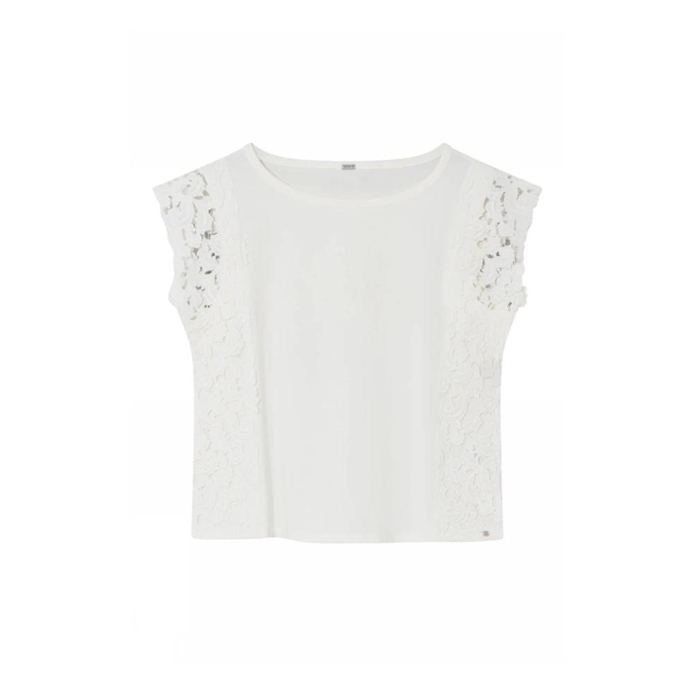 Gustav Women's White Sleeveless Tops, L, Sleeveless Tops