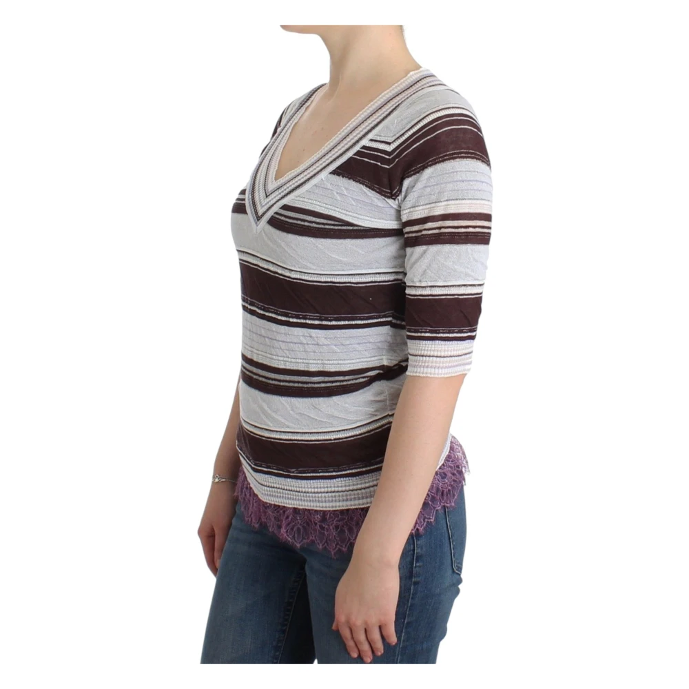 Ermanno Scervino V-neck Knitwear Multicolor Dames