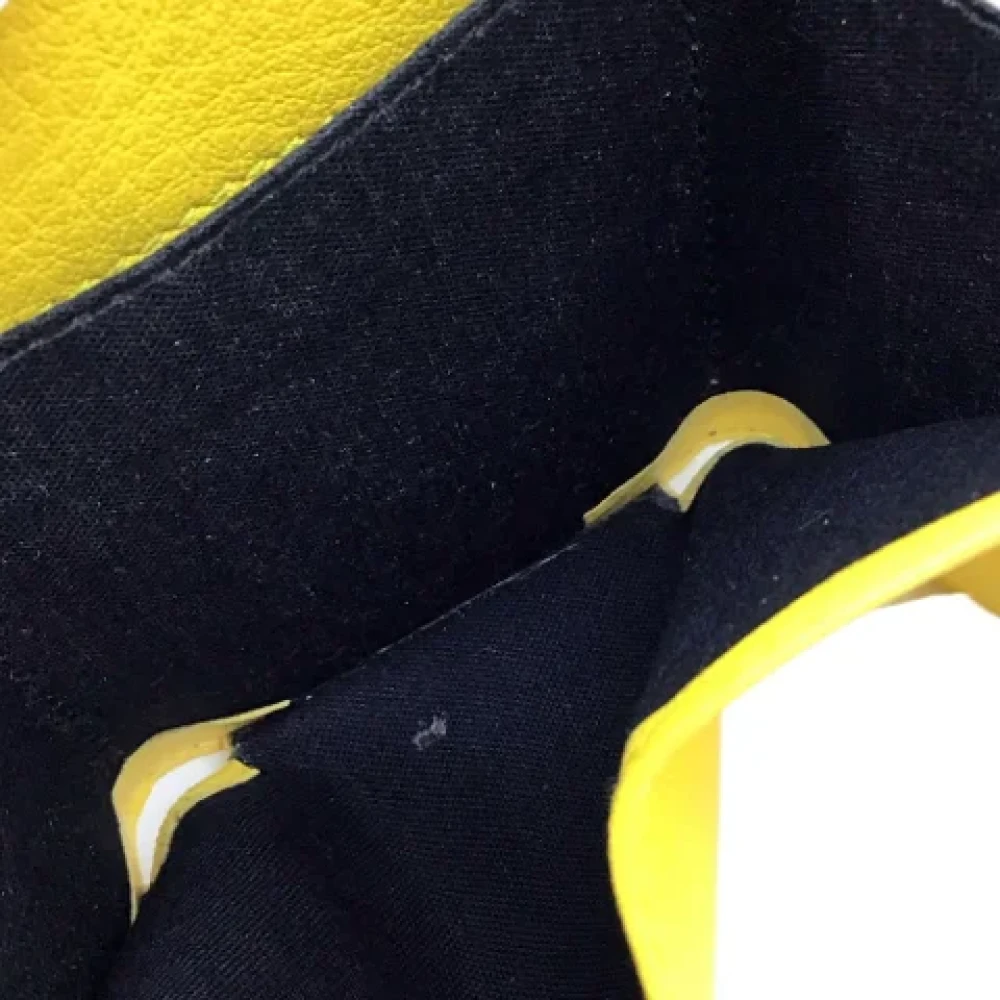 Balenciaga Vintage Pre-owned Leather wallets Yellow Unisex
