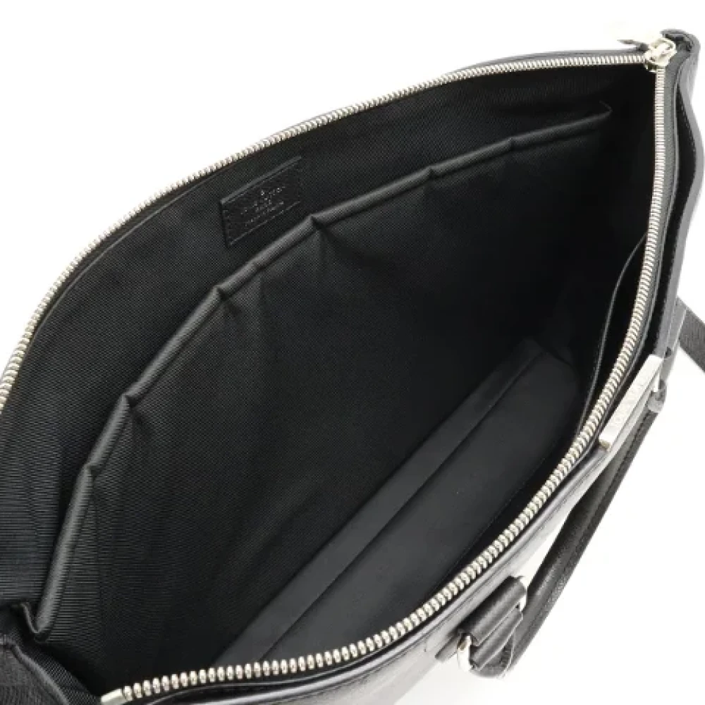 Louis Vuitton Vintage Pre-owned Leather louis-vuitton-bags Black Heren