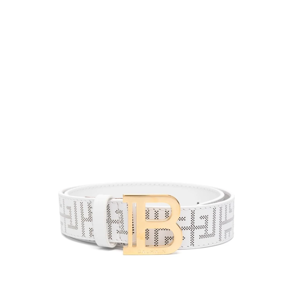 Balmain White Stylish Belts And Suspenders Collection - Female - Belts & Suspenders - 3XL - Kids