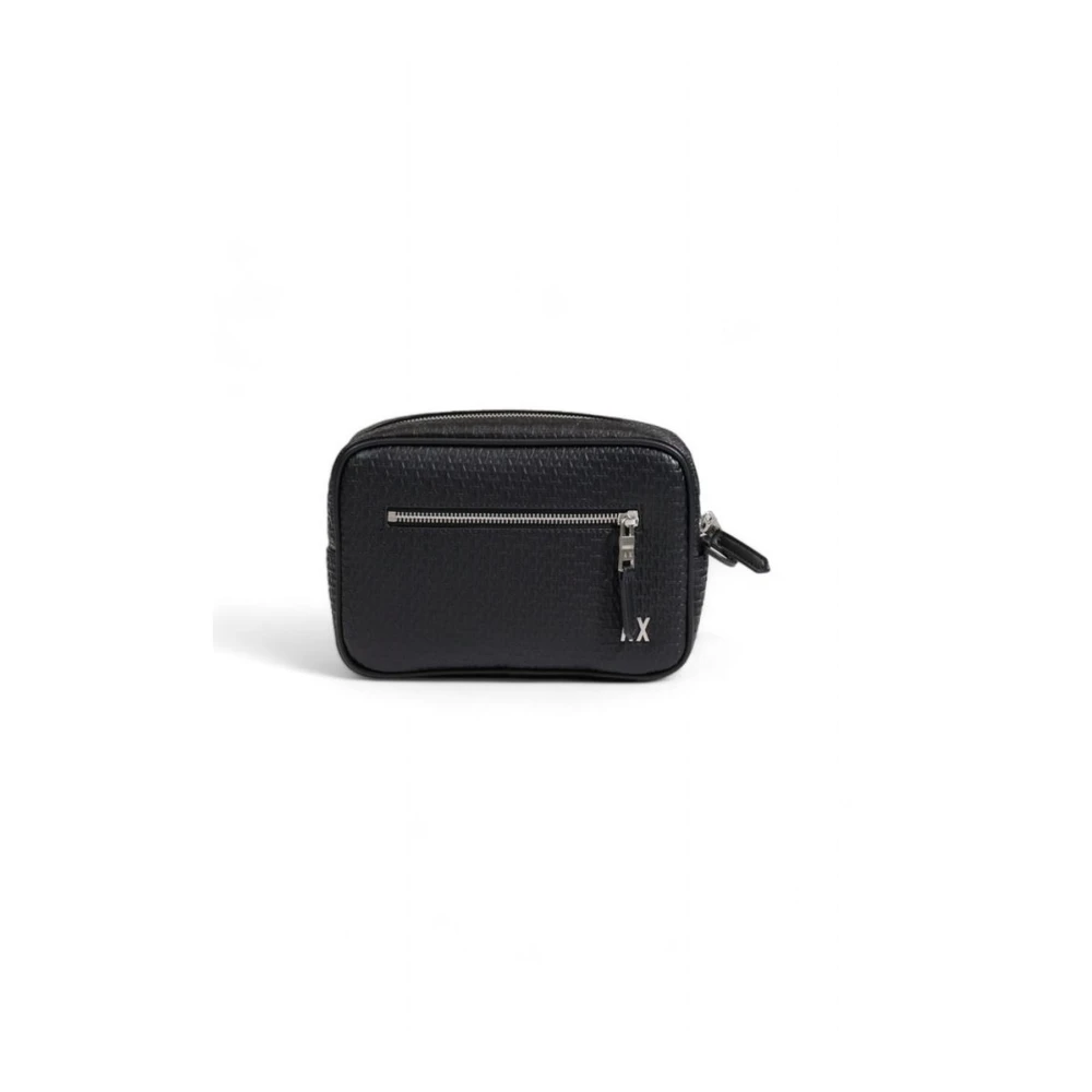 Armani Exchange Zwarte bagage- en reistas voor mannen Black Heren