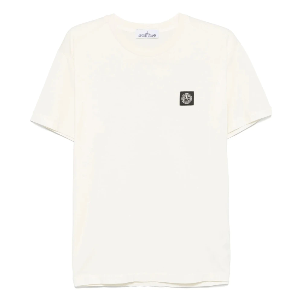 Stone Island , T-Shirts, Male, White, 3XL, Stylish T-Shirts And Polos Collection