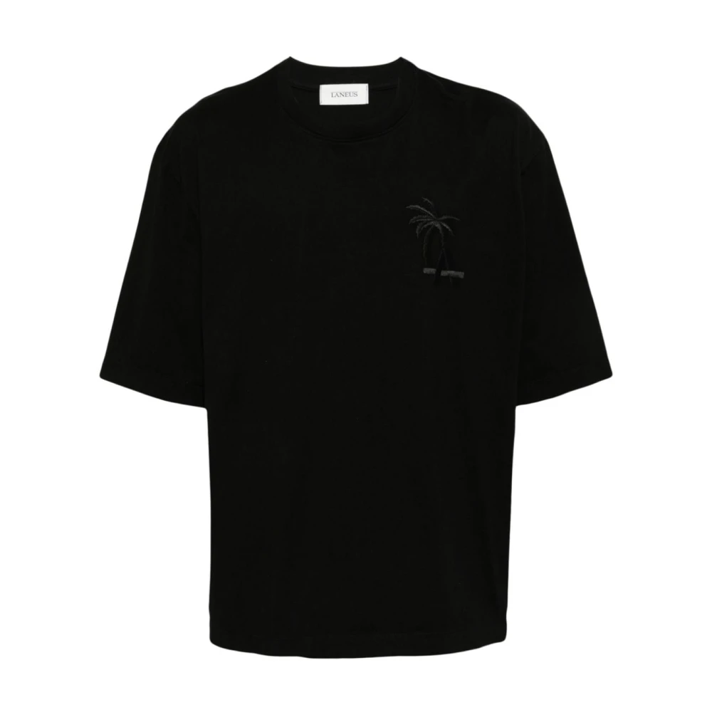 Laneus - Tops > T-Shirts - Black - Laneus - Modalova