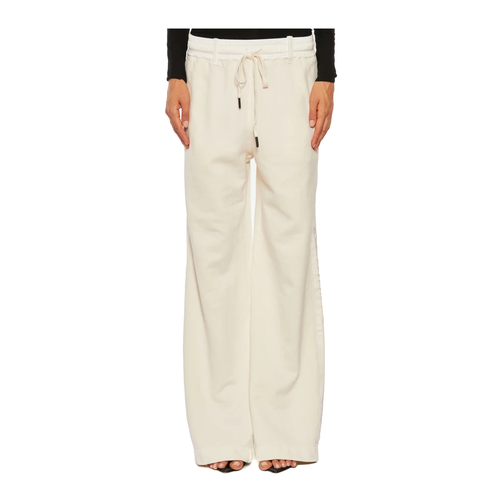 Andrea Ya aqov Katoenen Palazzo Broek Beige Dames