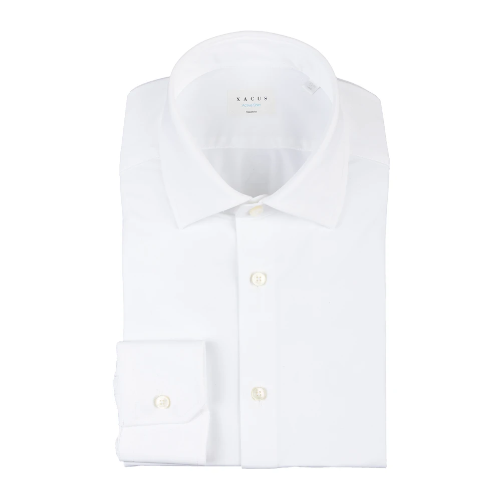 Xacus Wit Overhemd Camicia White Heren
