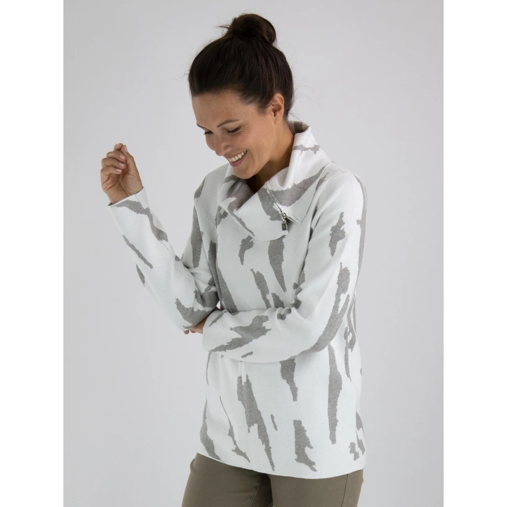 Joseph Ribkoff Stijlvolle Sweaters Collectie White Dames