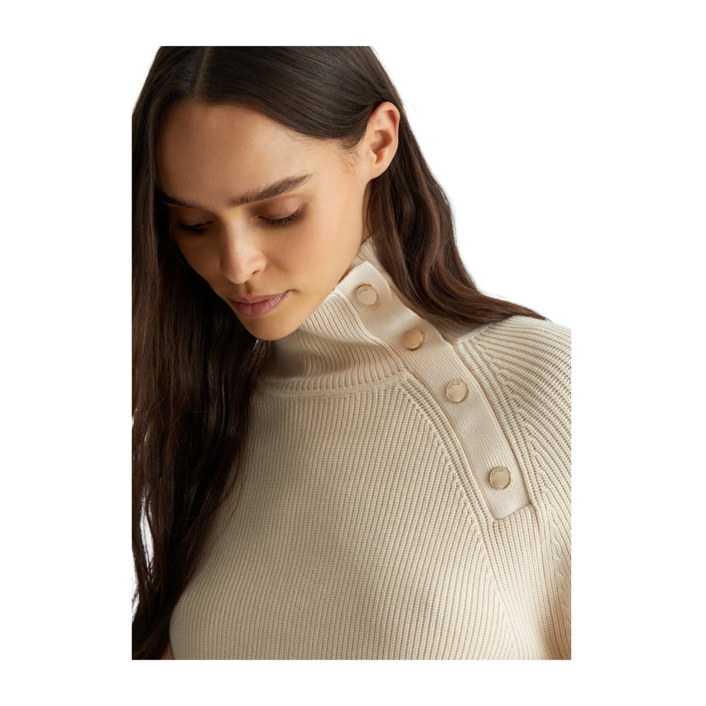 Liu Jo Stijlvolle Gebreide Top Beige Dames