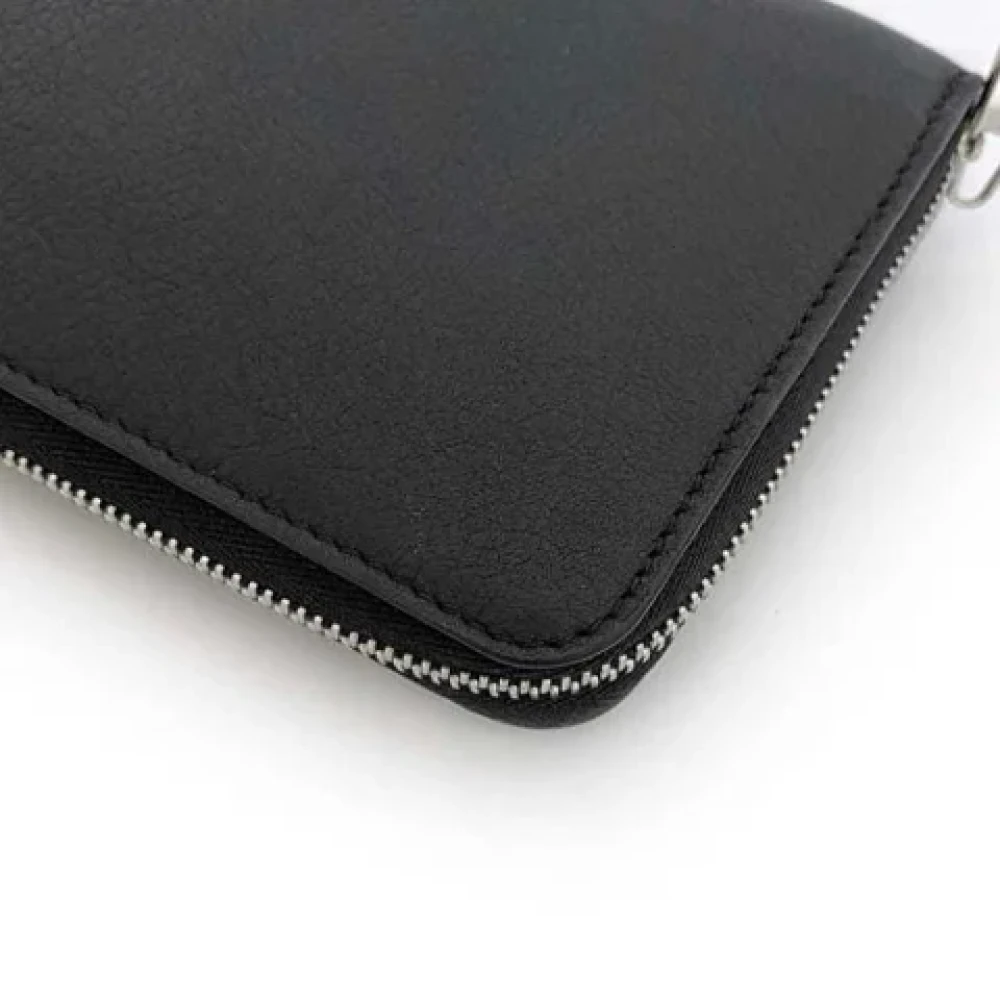 Loewe Pre-owned Leather wallets Black Heren