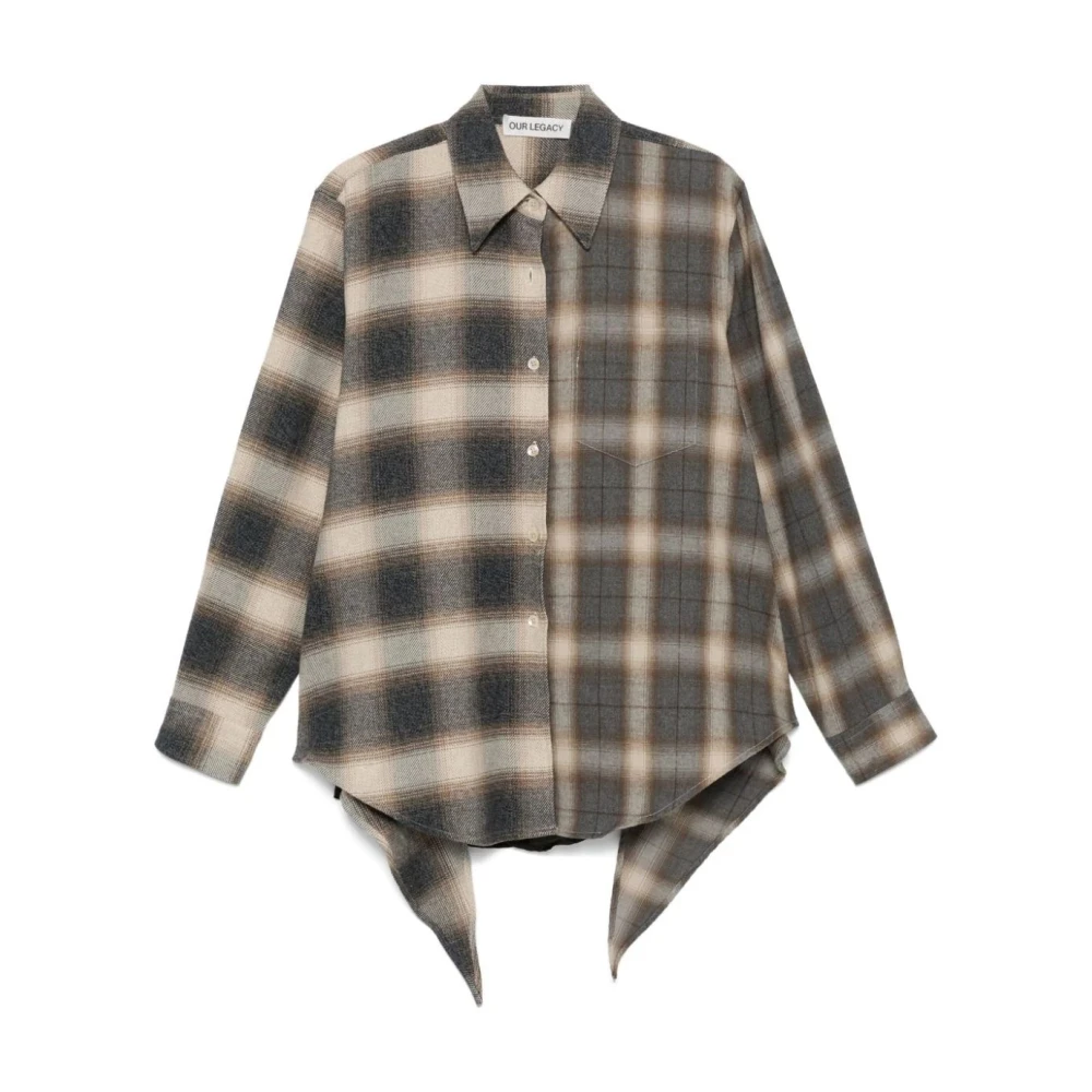 Our Legacy Check Schort Shirt Multicolor Dames