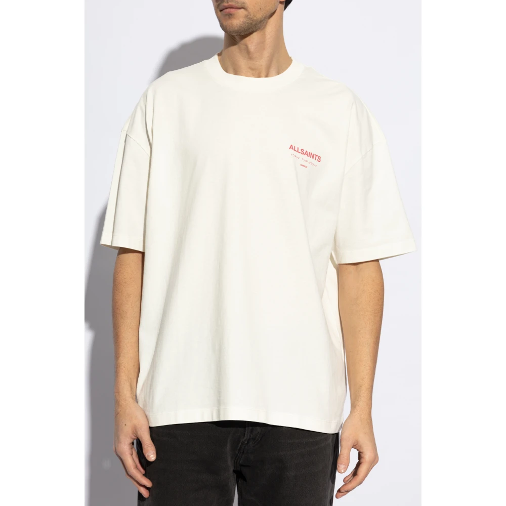 AllSaints Underground T-Shirt White Heren