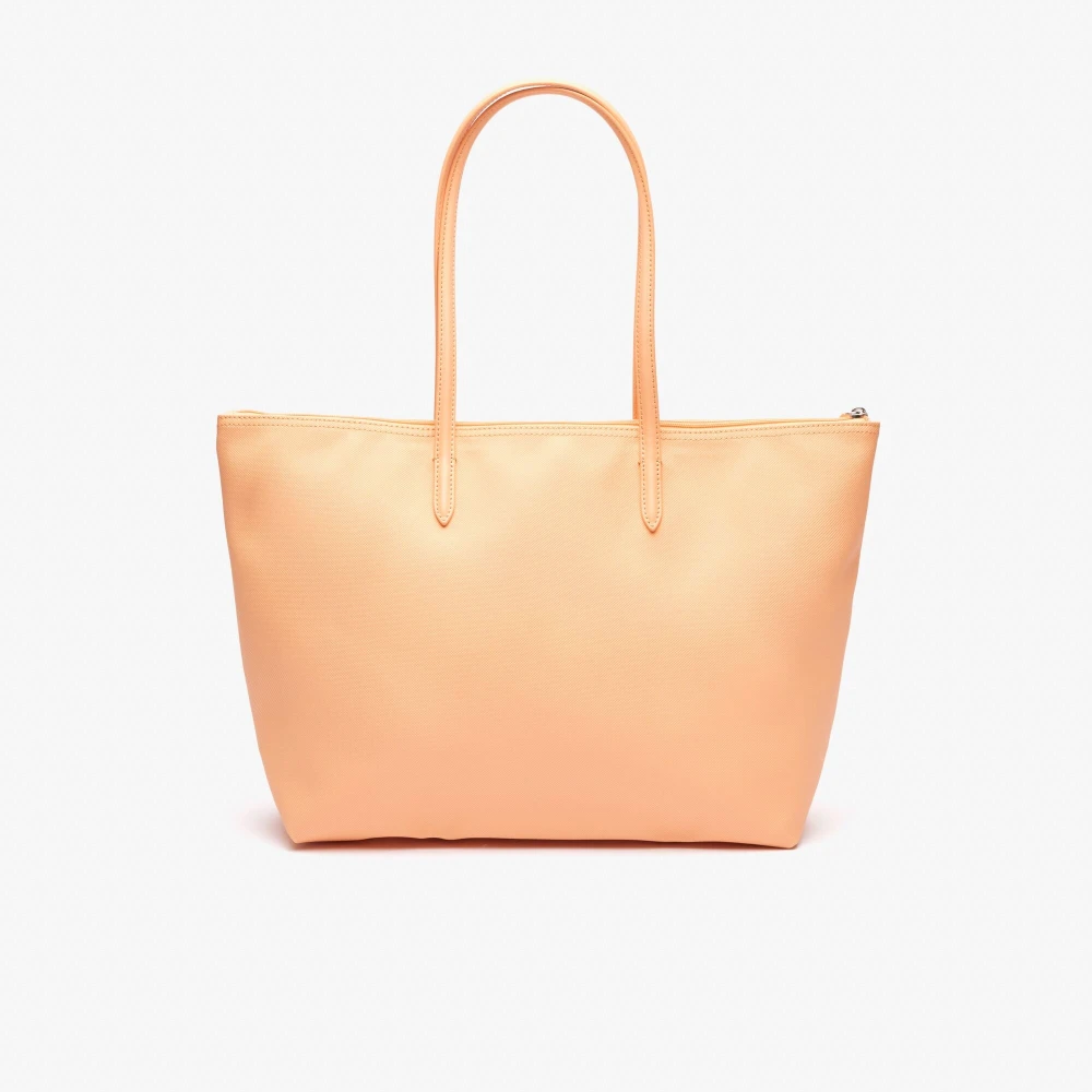 Lacoste Concept Tas in Wit Fjord-Paprika Pink Dames