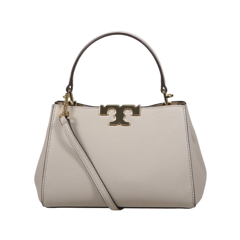 Tory Burch Women's Beige Handbags, One Size, Eleanor Pebbled Mini Satchel