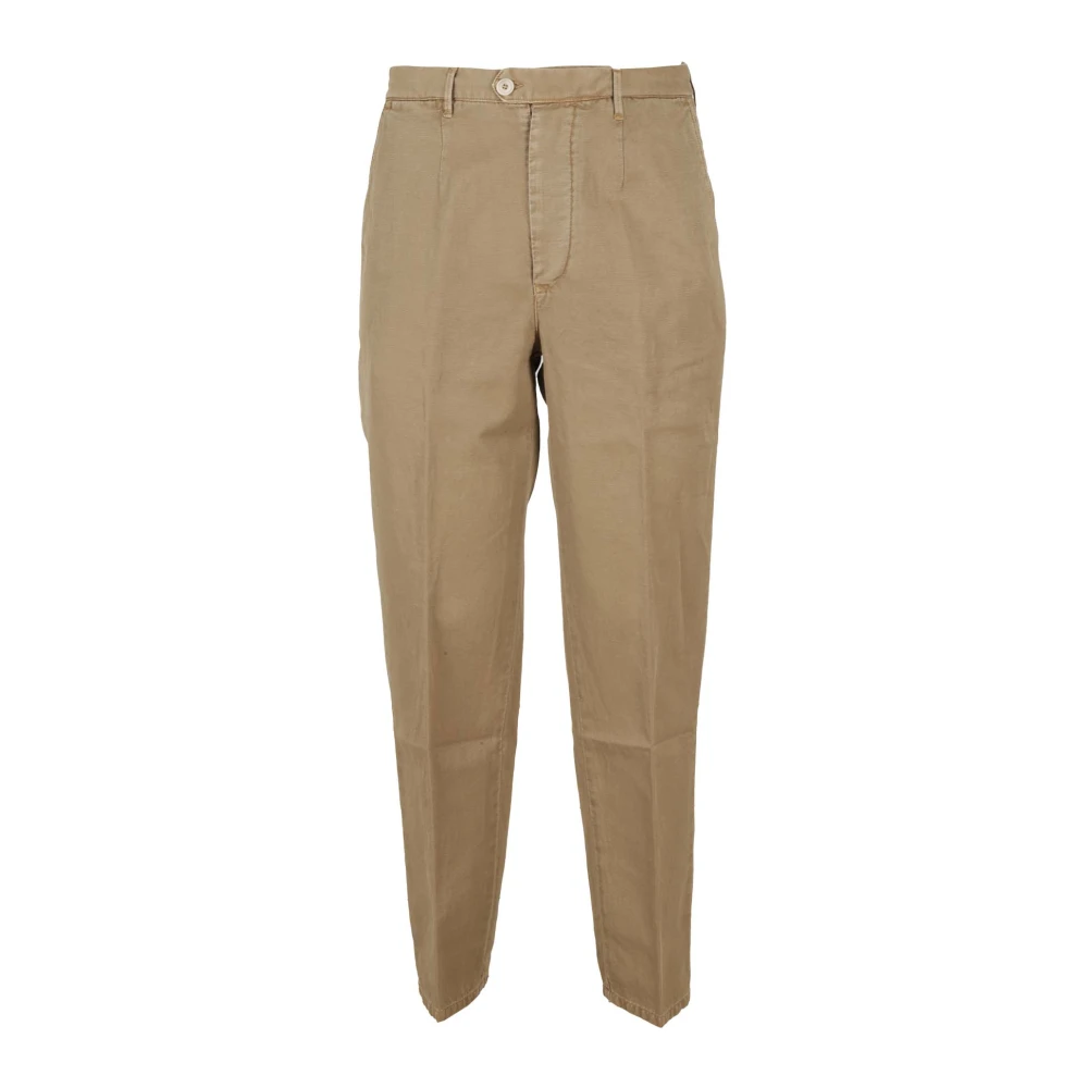 Tela Genova Duilio Broek Brown Heren