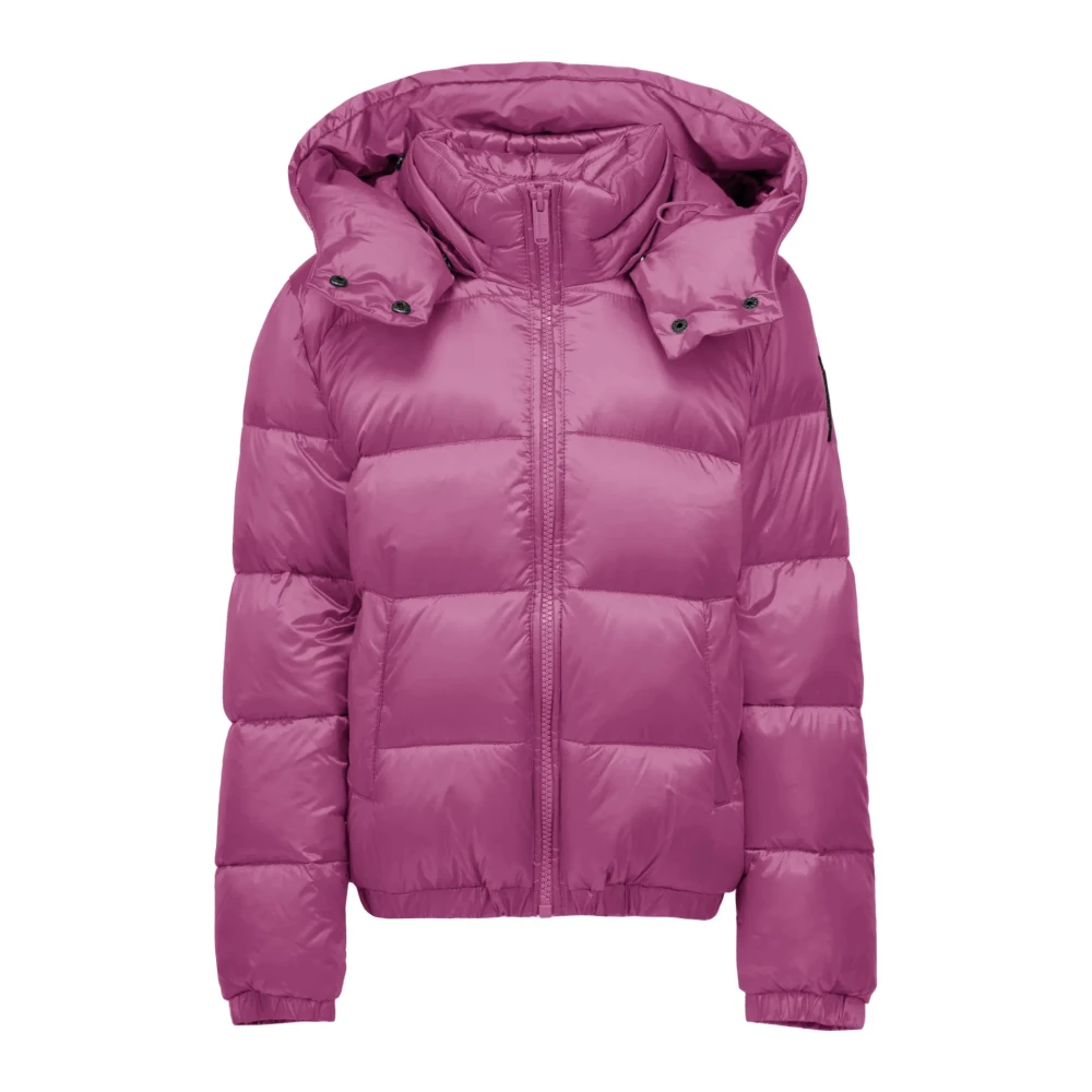 BomBoogie Puffy Hooded Jacket Jg7530 Pink, Flicka