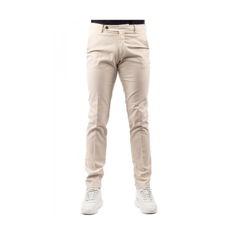 Berwich Stijlvolle Herenbroek Beige Heren