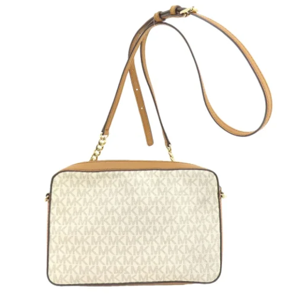 Michael Kors Pre-owned Plastic shoulder-bags Beige Dames