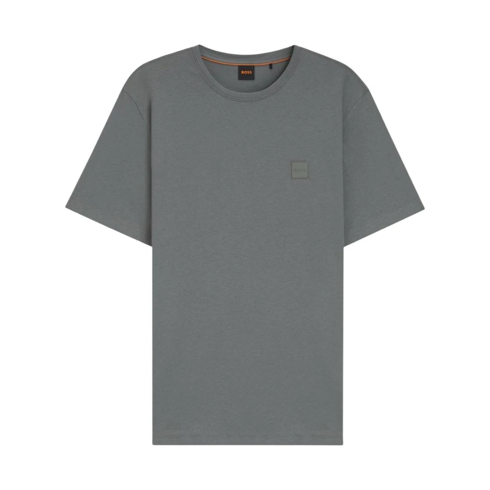 Hugo Men's Gray T-Shirts, 2XL, Round Neck Short Sleeve Cotton T-Shirt