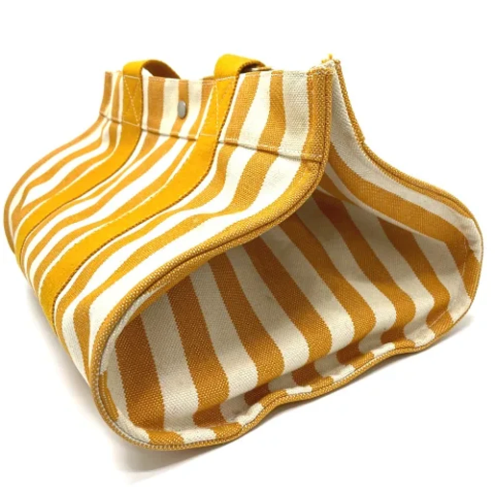 Hermès Vintage Pre-owned Cotton handbags Orange Dames