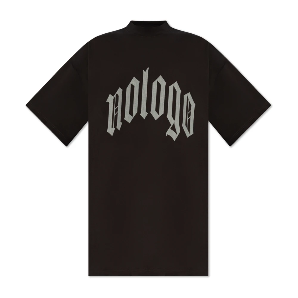 Balenciaga T-shirt med tryck Black, Herr