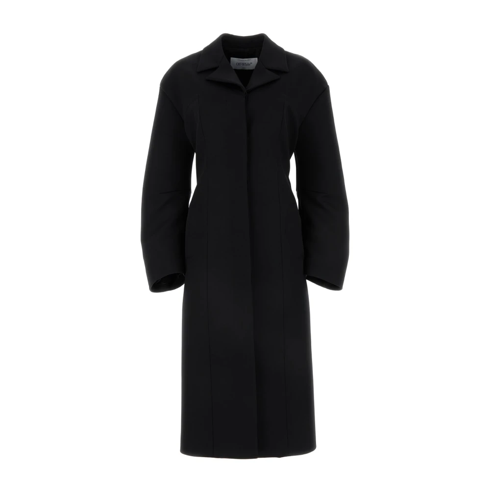 Coats > Single-Breasted Coats - - Off White - Modalova