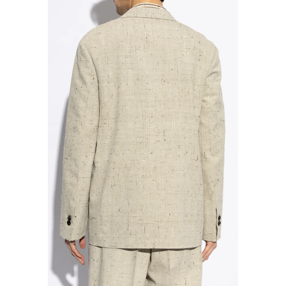 Bottega Veneta Double-breasted blazer Gray Heren