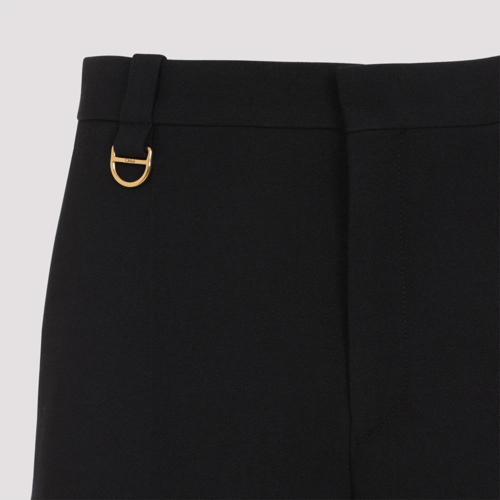 Chloé Zwarte Bermuda Shorts Damesmode Black Dames