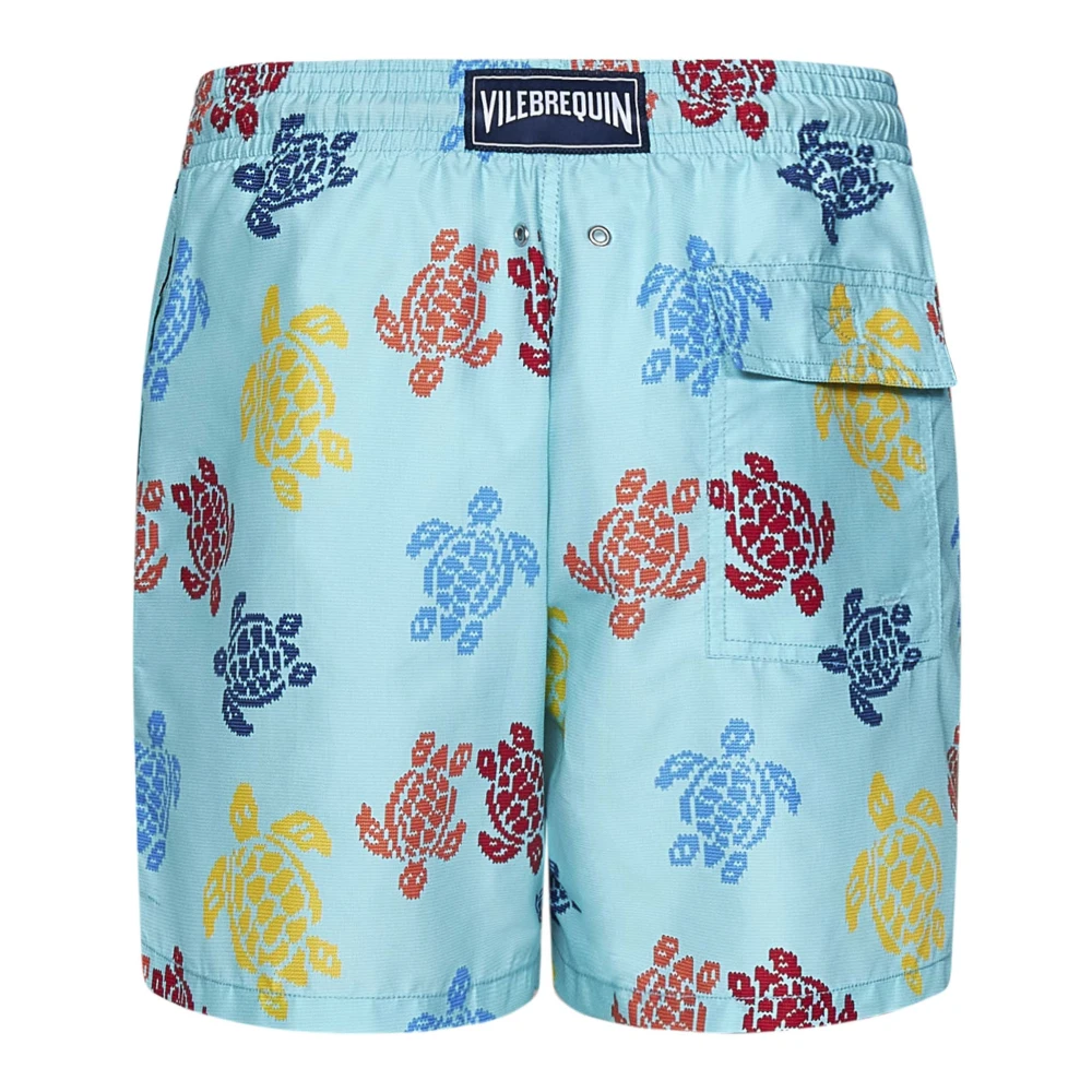 Vilebrequin Blauwe zwemshorts voor heren Blue Heren