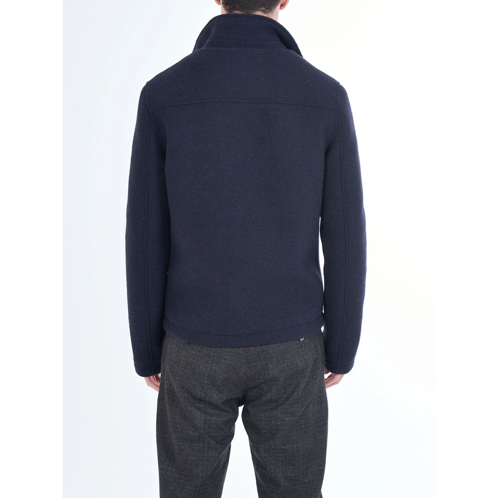 YES ZEE Blauwe Winterjas Blue Heren