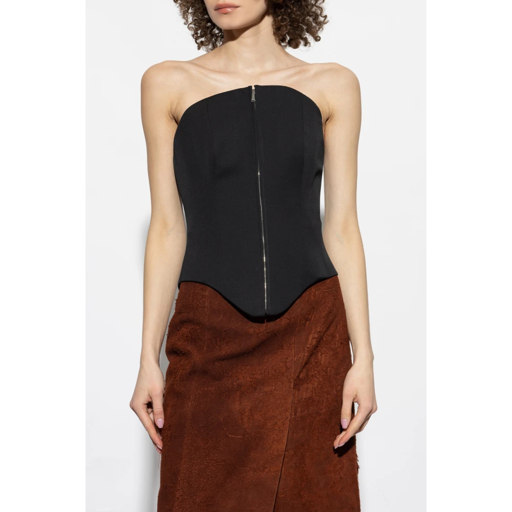 alexander mcqueen Wollen Korset Black Dames