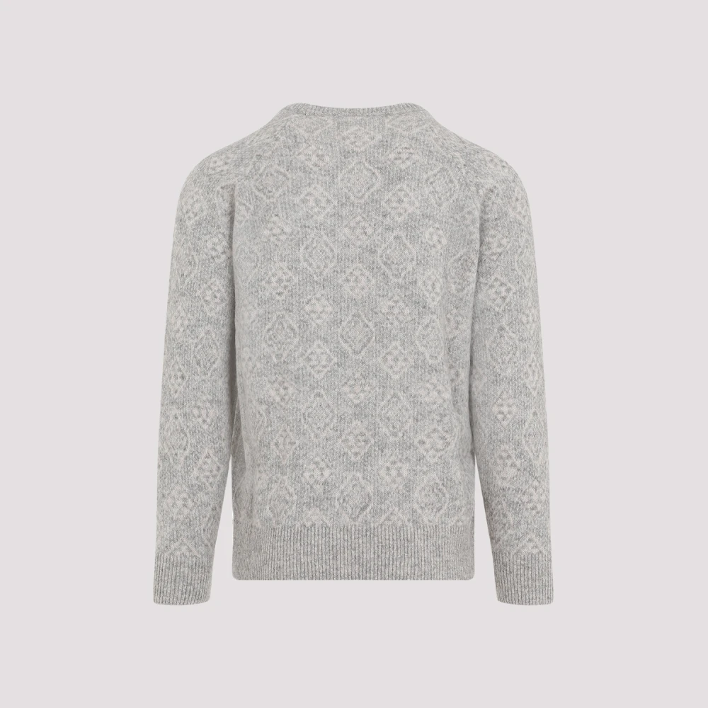 BRUNELLO CUCINELLI Grijze Sweater Gray Heren