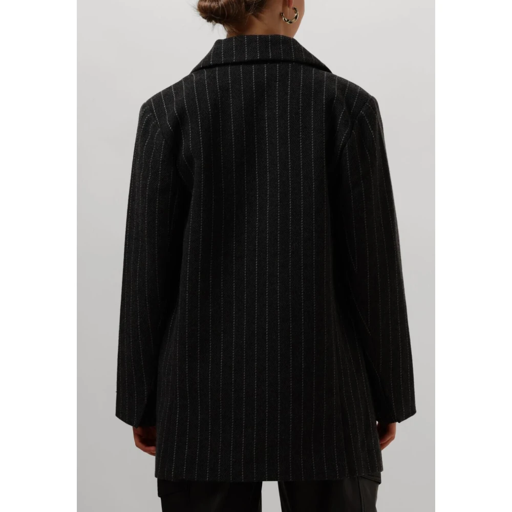 Copenhagen Muse Zwarte Stijlvolle Blazer voor Vrouwen Black Dames
