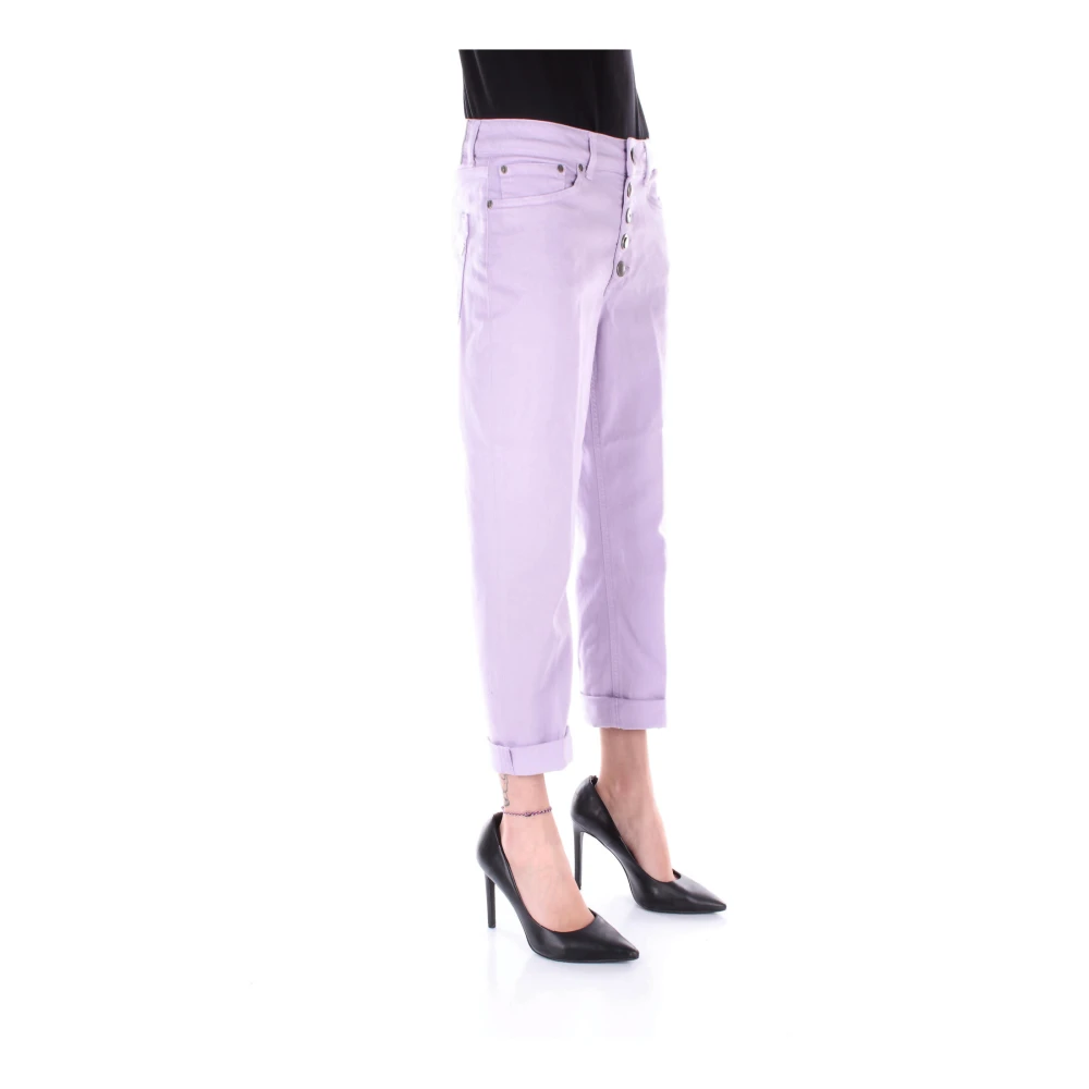 Dondup Slim-fit Trousers Purple Dames