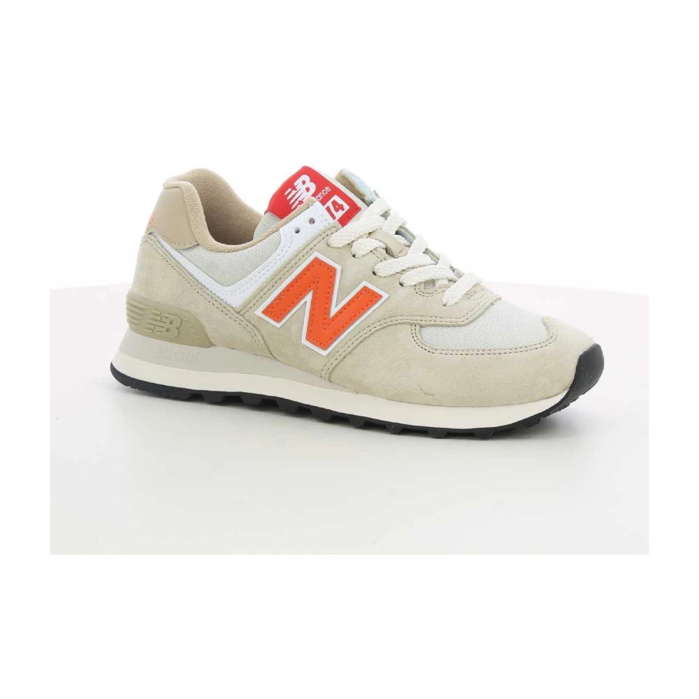 New Balance Damesschoenen Oranje U574 W Beige Dames