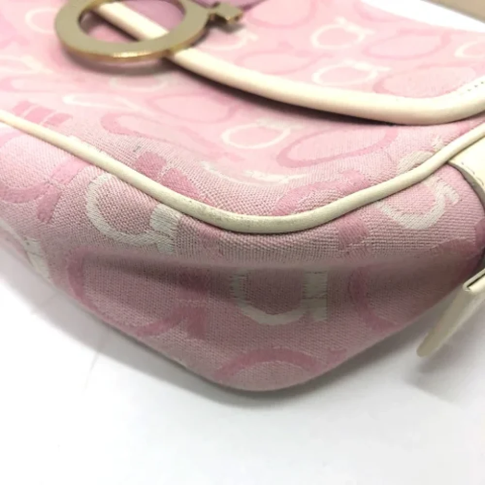 Salvatore Ferragamo Pre-owned Fabric shoulder-bags Pink Dames