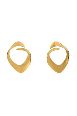 sculpted-hoop-earrings-high-shine-finish