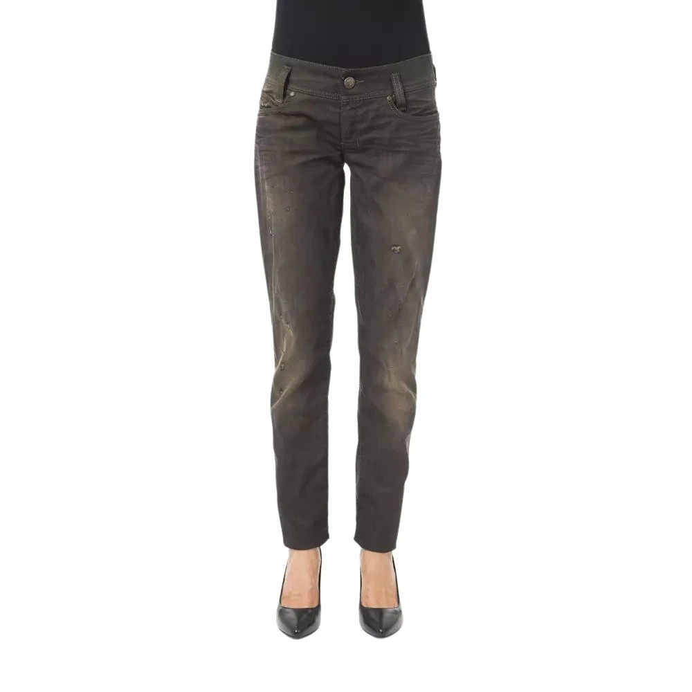Byblos Zwarte Gewassen Jeans Black Dames