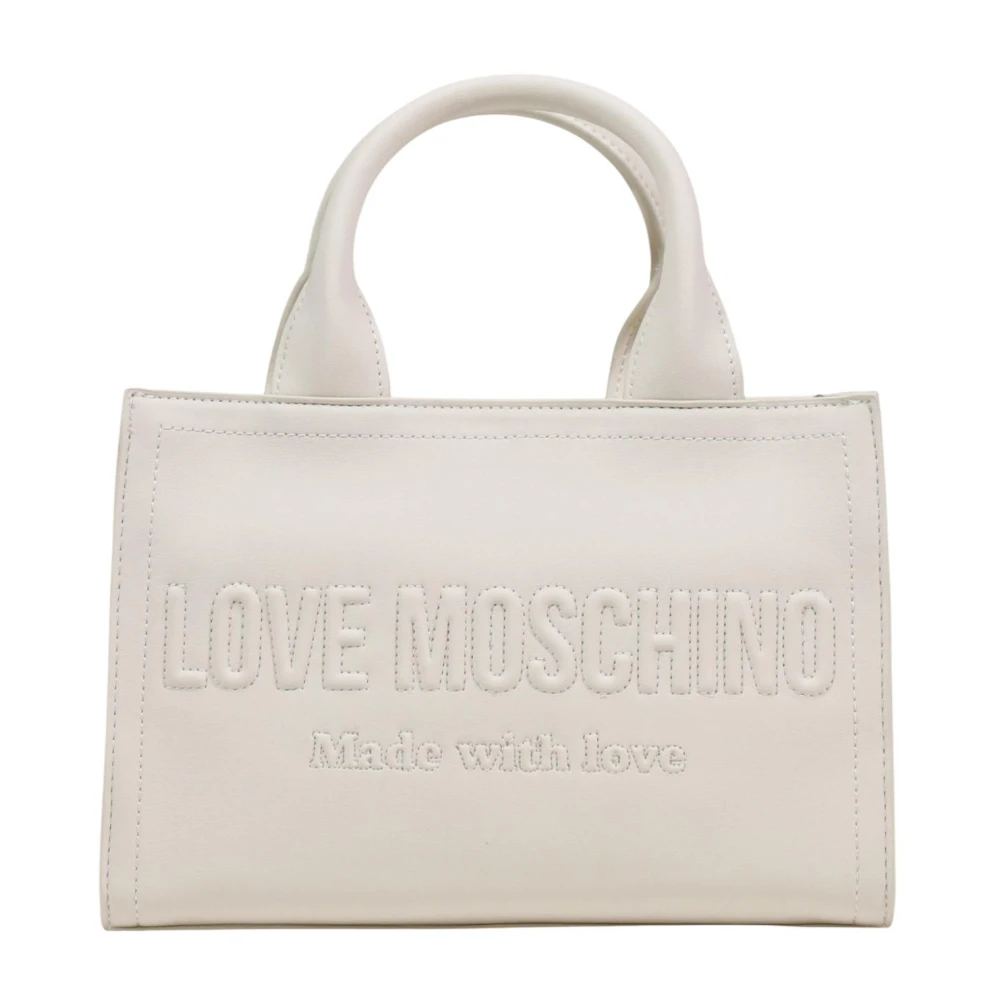 Love Moschino Women's Beige Small Handbag - Handbags - One Size - Bags