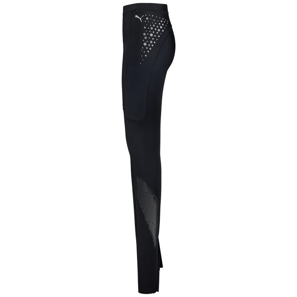 Coperni Zwarte Broek met Elastische Tailleband Black Dames
