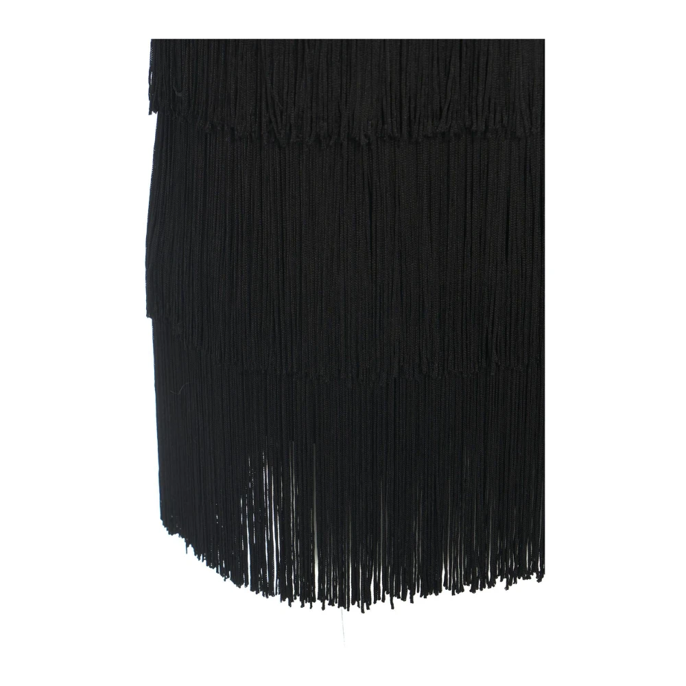 Norma Kamali Zwarte Jurk Aw24 Dameskleding Black Dames