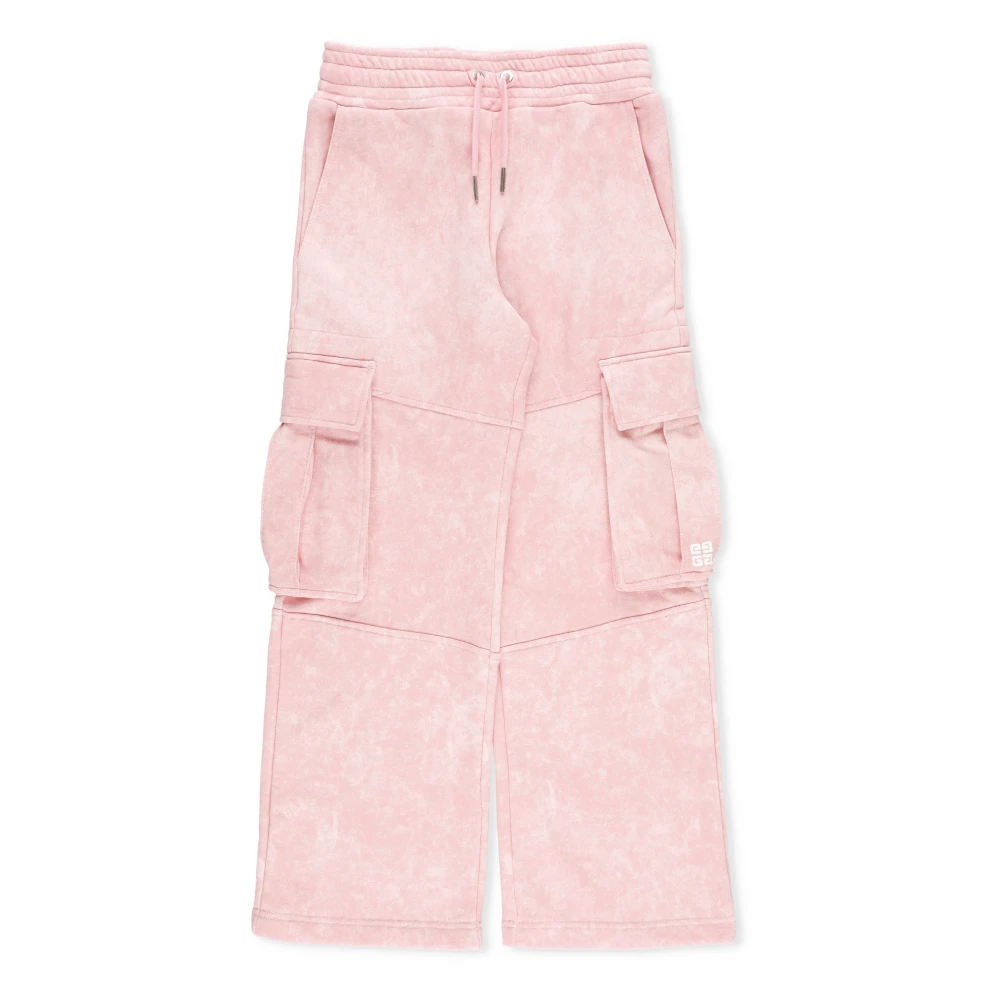 Givenchy Junior Rosa Bomull Cargo Byxor Pink, Flicka