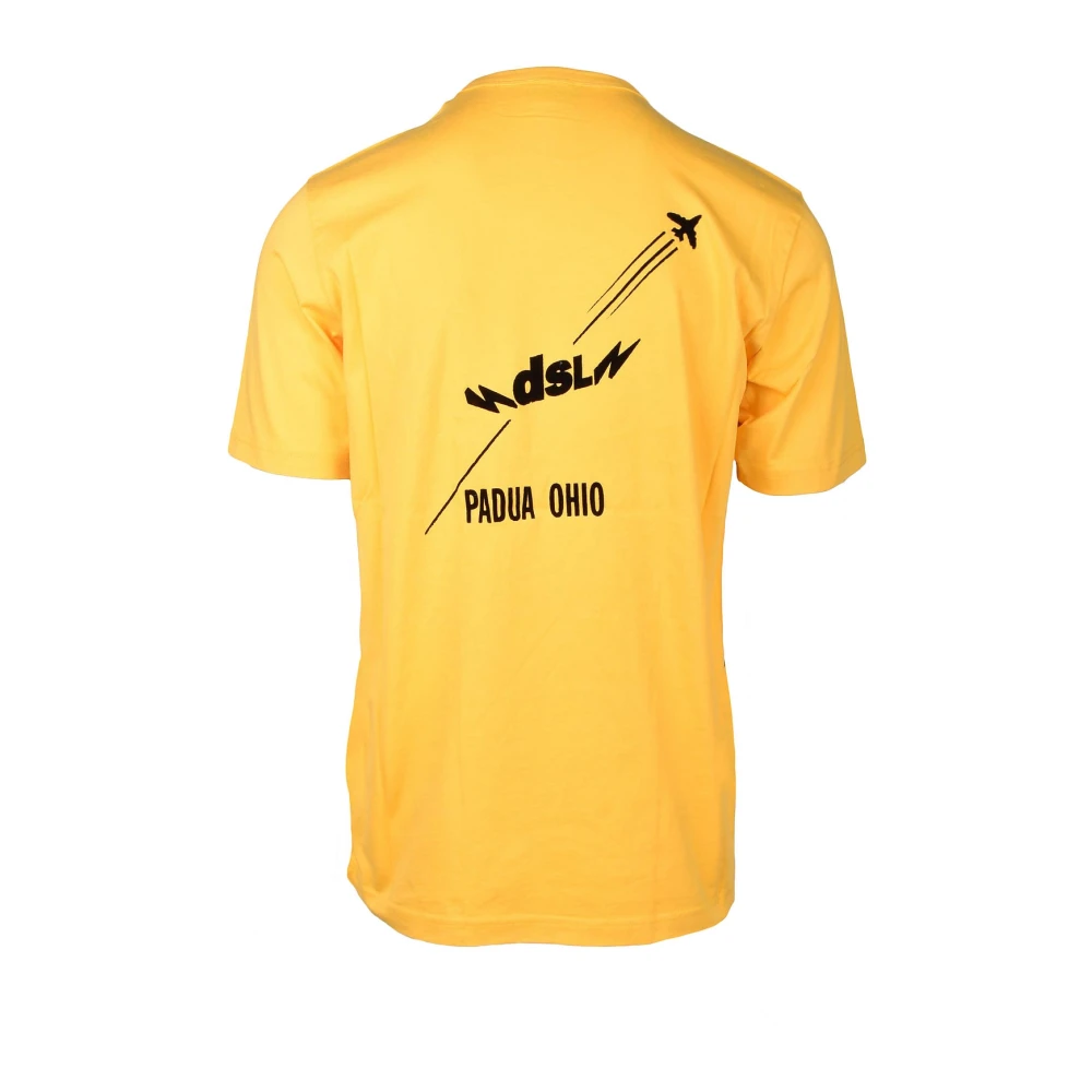 Diesel Gele T-shirt voor heren Yellow Heren