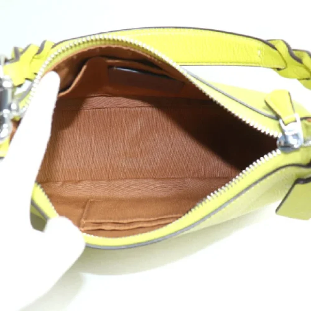 Coach Pre-owned Leather shoulder-bags Green Dames