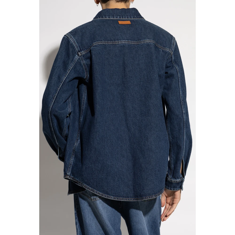 Moschino Denim overhemd Blue Heren