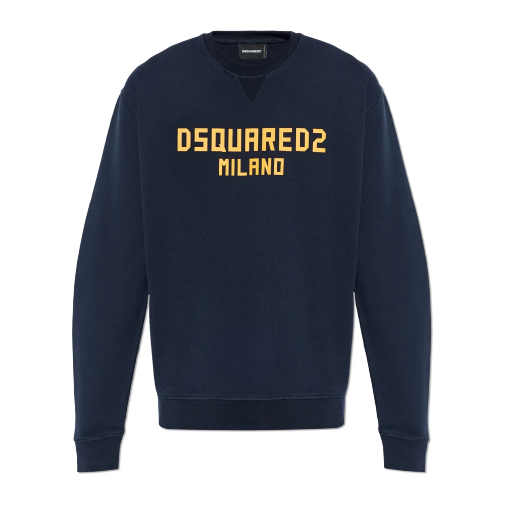 Dsquared2 Herren Blau Sweatshirts & Hoodies, Mgröße: